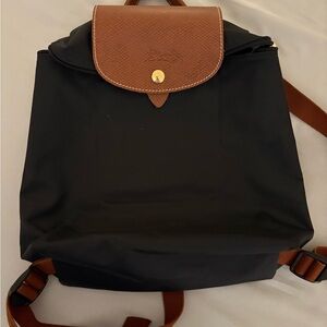 Black Longchamp Backpack